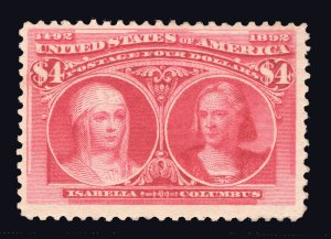 MOMEN: US STAMPS #244 MINT OG H LOT #79988*