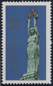 Latvia 1991 MNH Sc 317 100k Liberty Monument, Riga