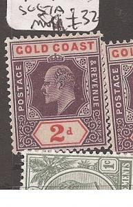 Gold Coast 1904 KE 2d SG 51a MOG (11aub)