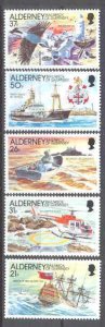 Alderney 60-64 MNH Ships SCV13.50