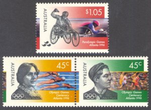 Australia 1996 Scott #1541a-1542 Mint Never Hinged