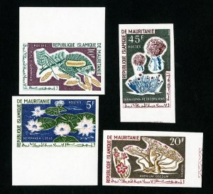 Mauritania Stamps # 182-5 Mint NH Tropical Plants Imperforate Lot