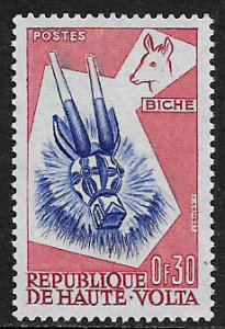 Burkina Faso #71 MNH Stamp - Deer Mask