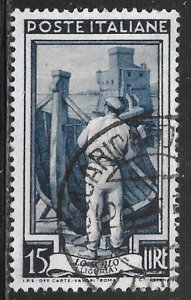 Italy 556: 15l Shipbuilding, used, VF