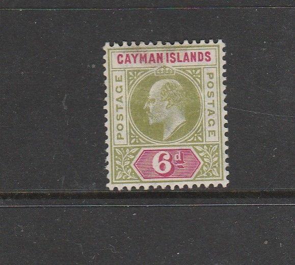 Cayman islands 1907 MCCA 6d MM SG 14