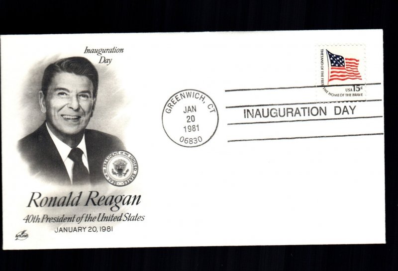 US 4 used inauguration covers cat $90.00