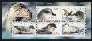 FRENCH ANTARCTIC 2009 Petrels S/S; Scott 419, Yvert 22; MNH