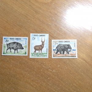 Cambodia  # 169-71  MNH