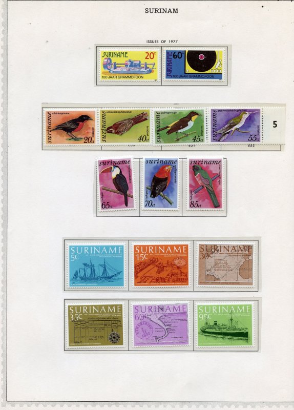 Very Nice Suriname, 20+ pages Lot 4