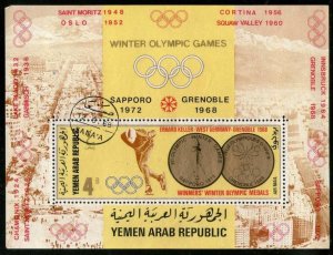 Yemen Arab Republic Winter Olympic Games Germany Gold Medal Winner M/s Cancel...