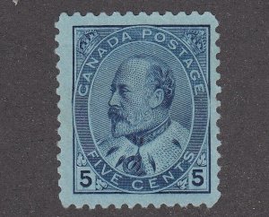 CANADA #91 MINT KING EDWARD VII ISSUE