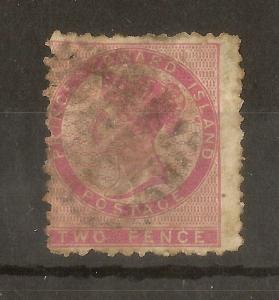 Prince Edward Island 1860's 2d Used