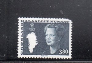 GREENLAND #131 1980 3.80k QUEEN MARGRETE MINT VF NH