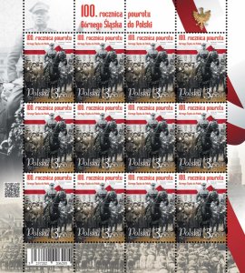 Poland 2022 MNH Stamps Mini Sheet First World War I Upper Silesia Horse Army