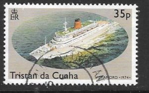 TRISTAN DA CUNHA SG561 1994 35p SHIPS FINE USED