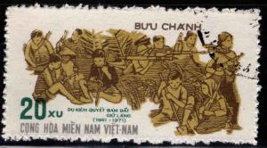 Viet Nam , Viet Cong Michel 35 Used stamp