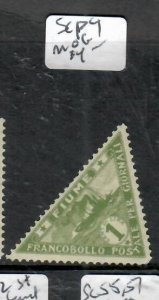 FIUME  TRIANGLE STAMP  SC P9    MOG            P0226A H