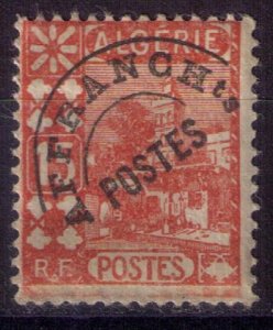 Algeria 1926 - 15c Brown MH,Og Mi 40V - Precancel Affranchts - F-VF