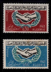 ALGERIA Scott 337-338 MNH** ICY stamp