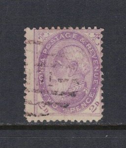 TONGA Sc# 2a USED VGF Perf 12 1/2 King George I