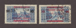 Lebanon - Sc# 100 & 101 Used      -      Lot 1021516