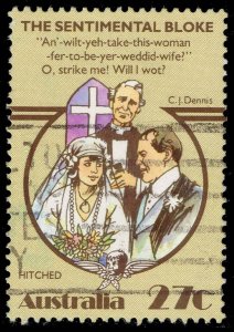 Australia #881d Hitched; Used