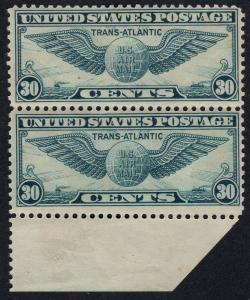 U.S. Scott #C24 30-Cent Airmail Stamp - Mint NH Pair