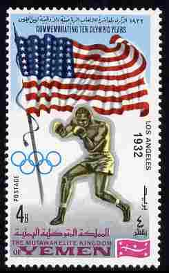 Yemen - Royalist 1968 Boxing 4b from Summer Olympics perf...