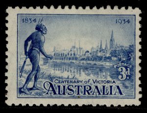 AUSTRALIA GV SG148, 3d blue, M MINT. 