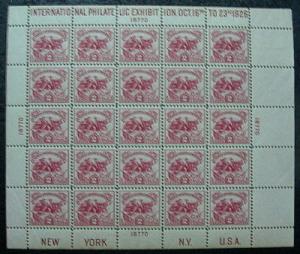 U. S. 630 Mint FVF White Plains Sheet