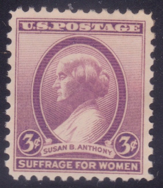 United States, 1936, Susan B Anthony, Women's Suffrage, 3c, sc#784, MNH