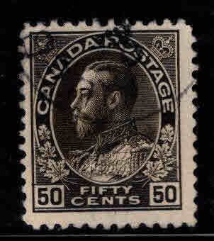 CANADA Scott 120 used 1925 50c Admiral stamp