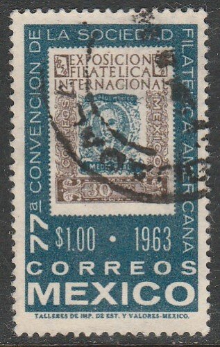 MEXICO 937, Convention of the American Philatelic Soc USED. F-VF. (1143)