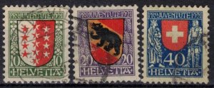 Switzerland - Semi Postal - Scott B18-B20