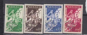 J44043 JL Stamps 1960 monaco set mnh #466-9 knight type