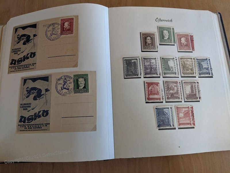 Austria Postwar Collection Graz Renner Sheets Birds Kids MNH + Many Used G105674