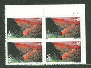 United States #C134 Mint (NH) Plate Block (Landscapes)