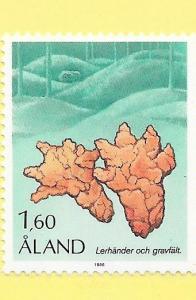 Aland #11  1.60m Burial site-Clay Hands  (MNH)  CV $2.00