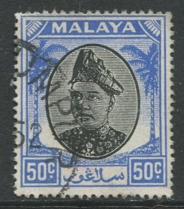 STAMP STATION PERTH Selangor #91 Sultan Hisam-ud-Din Alam Shah Used 1949