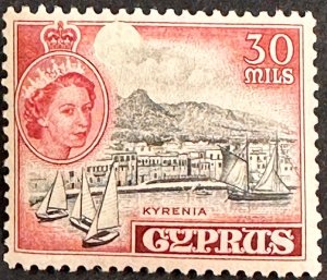 Cyprus #175 MNH Queen Elizabeth 1955 [G28.9.1]