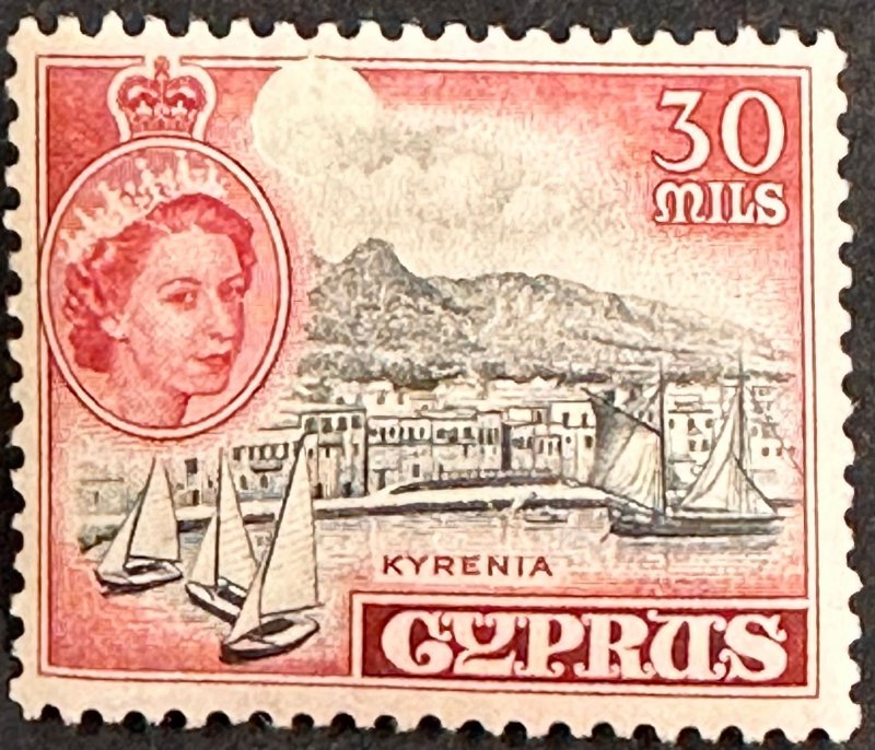 Cyprus #175 MNH Queen Elizabeth 1955 [G28.9.1]