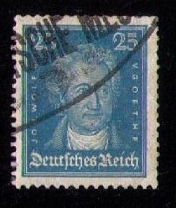 Germany, 25pf Scott #358 Used Blue VF