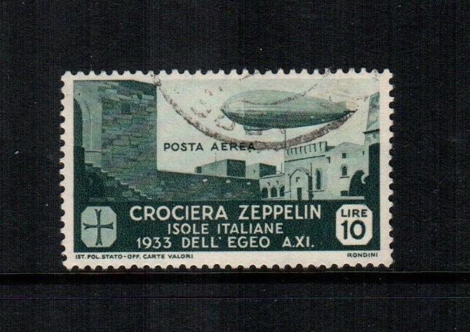 Italy  C22 used cat $ 450.00 aegean islands