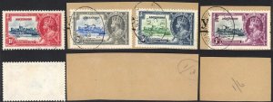 Ascension SG31/34 1935 Silver Jubilee Set Fine Used