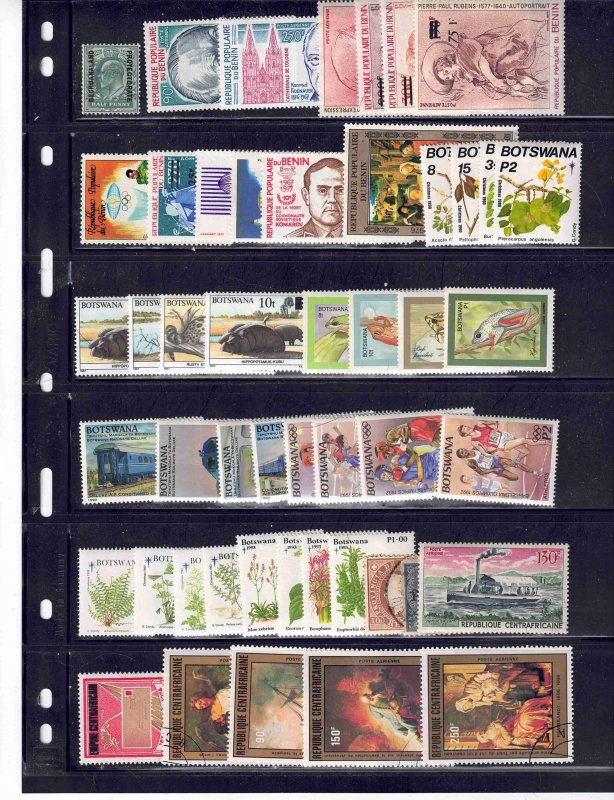 Africa 49 Different Stamps Mostly MNH cv $80