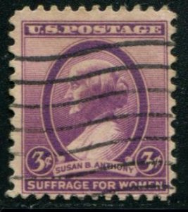 784 US 3c Susan B Anthony, used