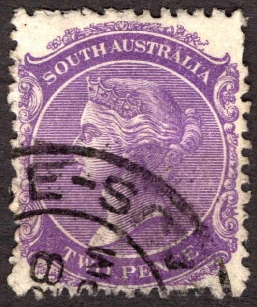 1899, South Australia 2p, Used, Sc 116