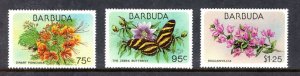 BARBUDA 367-9 MNH VF Flora & Fauna SCV $11.50 3 Highest values in set 0f 5