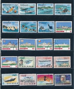D396282 Grenada Nice selection of VFU Used stamps