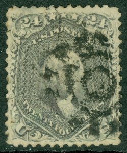 EDW1949SELL : USA 1862 Scott #78 Extra Fine, Used with faults. Catalog $350.00.